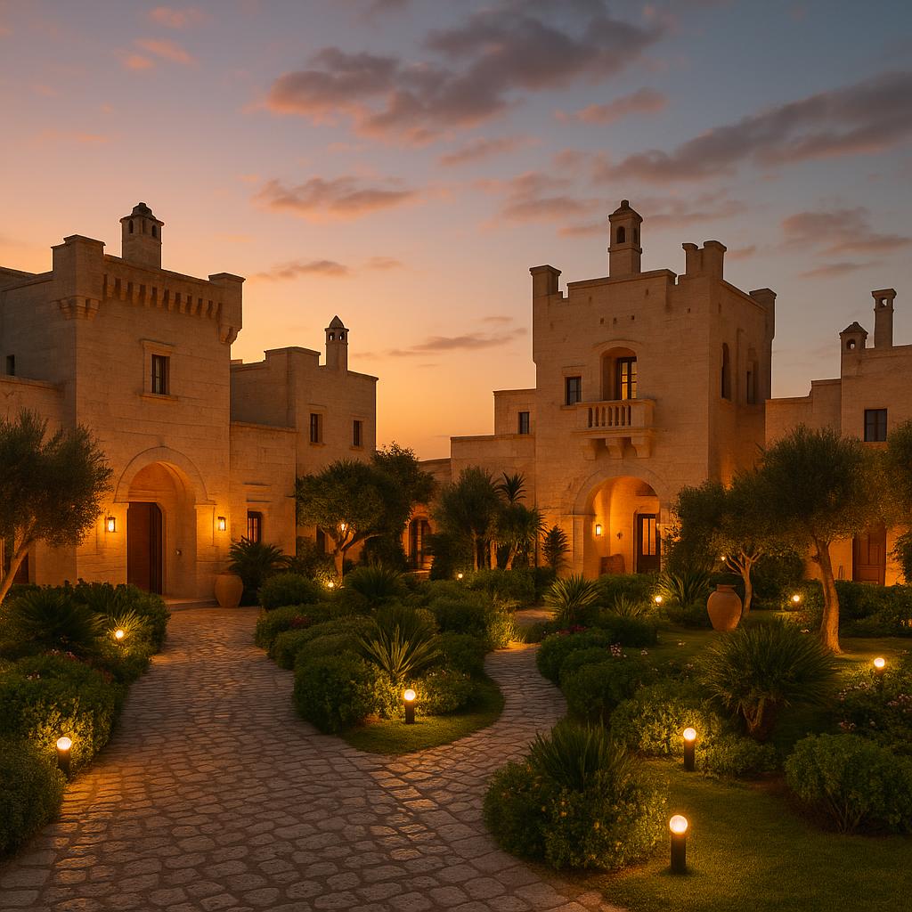Borgo Egnazia resort with traditional Puglian architecture