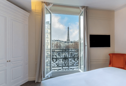 Hotel La Comtesse Top 10 Hotels with Spectacular Eiffel Tower Views